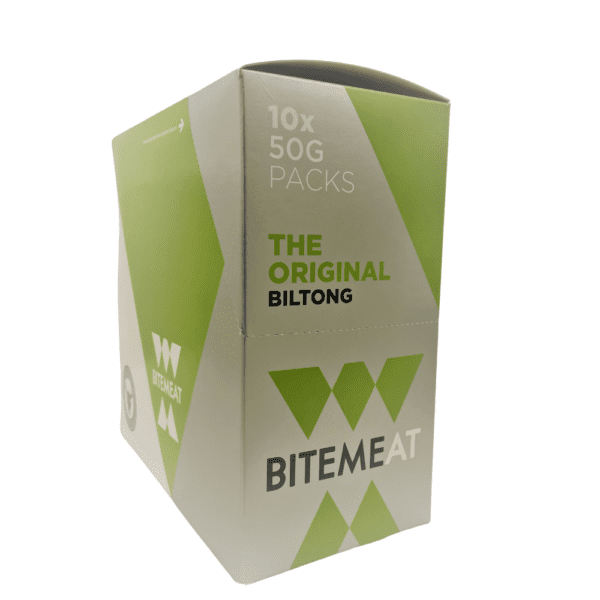 Canterbury Biltong (Jerky) Original Bite Meat 50g Carton