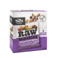 Tasti Raw Snacking Superfood Boost Snack Packs 5 x 30g